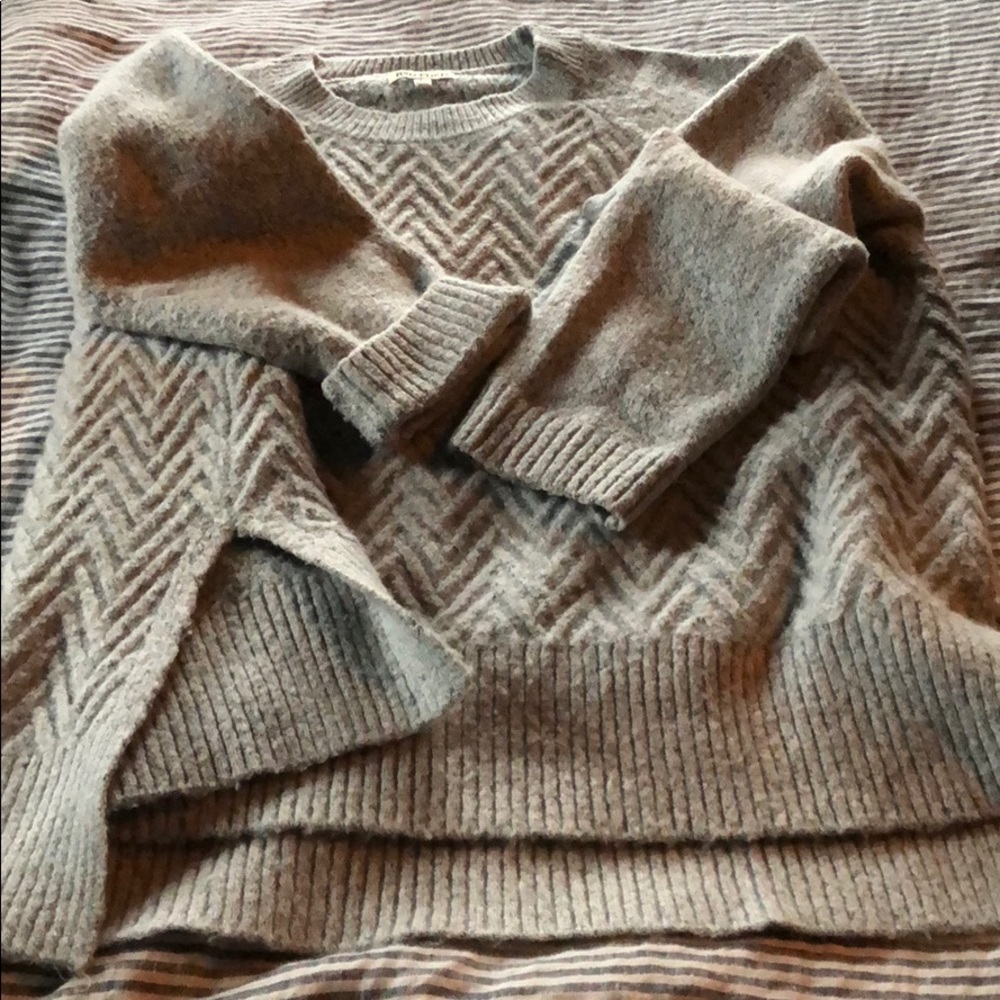 Gray cozy sweater